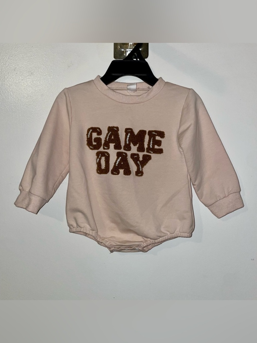 6/9m Game Day Baby Bubble Romper
